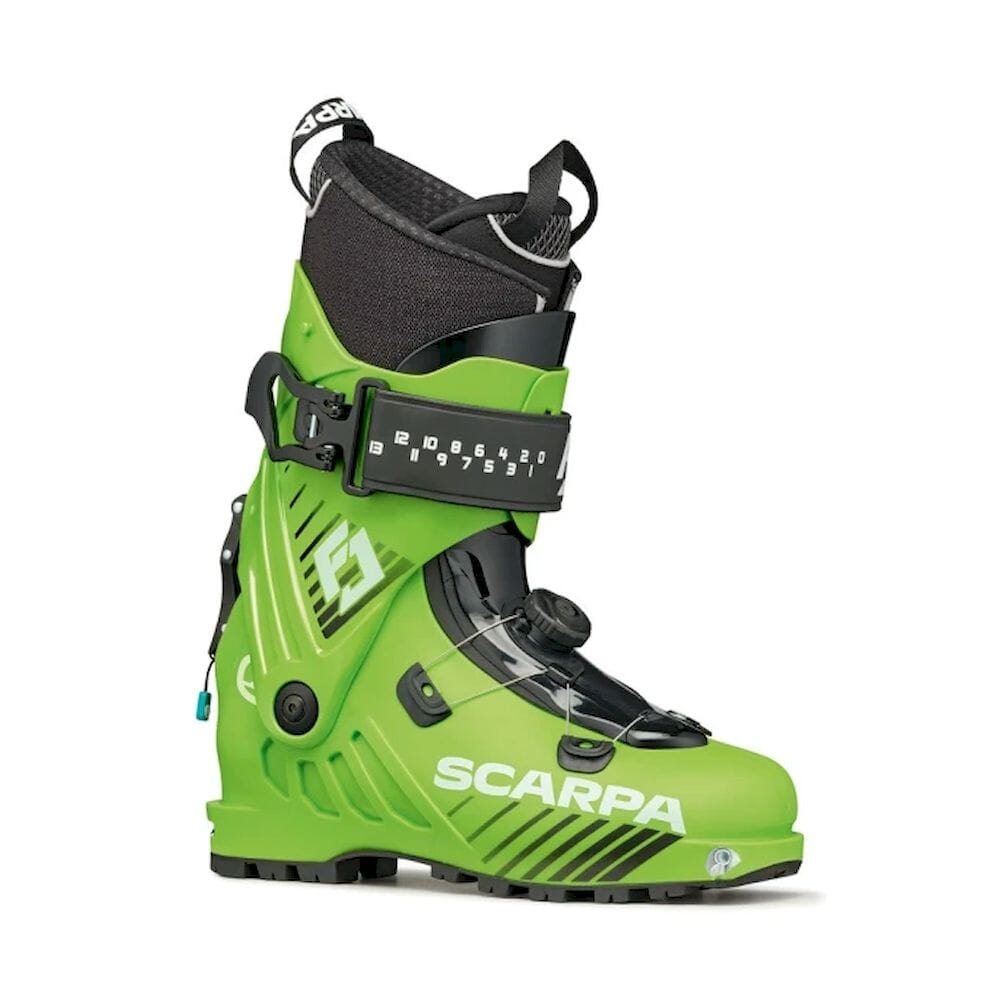 Scarpa F1 Junior Topptursko 24/25 Green Lime MP 22.0 // EU 34 1/2