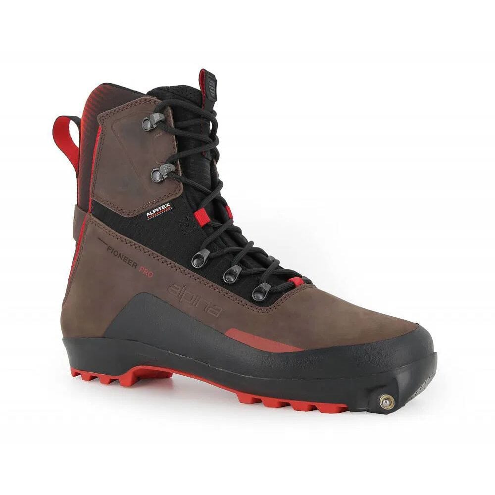 Alpina Pioneer Pro Fjellskisko 24/25 Dark Brown Black 48