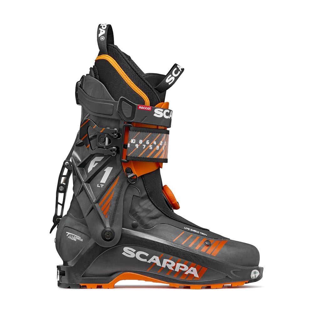 Scarpa F1 Lt Topptursko 24/25 Carbon-Orange MP 24.5 // EU 39